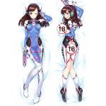 2021 HOT Game Girl OW D.Va Song hana Dakimakura Cosplay Body Pillow Cover Case Dva Hug Pillowcase 150X50CM Cosplay 2