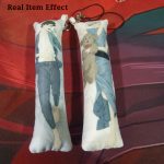 Anime Cosplay Keychain Re Zero Rem & Ram Cute Character Mini Dakimakura Strap Plush Body Pillow Key Holder Key Chain Gift 3