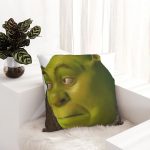 Shrek Meme Square Pillowcase Cushion Cover funny Home Decorative Sofa Nordic 45*45cm 6