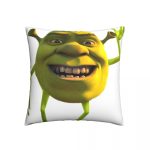 Shrek Wazowski Square Pillowcase Cushion Cover Creative Zipper Home Decorative Polyester Pillow Case Bed Nordic 45*45cm 2