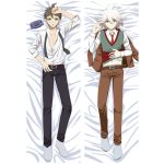 Anime Danganronpa Pillowcase Nagito Komaeda Dakimakura Male Otaku Hugging Body Peach Skin Pillow Case Throw Cushion Pillow Cover 3