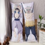 Anime Demon Slayer Kamado Nezuko  Pillow Case Dakimakura  Kimetsu No Yaiba  Costume Body Throw Cushion Double-sided Pillowcase 2