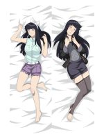 Anime Hinata Pillow Janpan Game Dakimakura Cover Kawaii Girl Hugging Body Long Backrest Bed Pillow Sexy Loli Pillowcase Waifu 4
