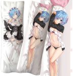 Dakimakura Anime Pillowcase Cushion Cover Life In A Different World From Zero Home Squishmallow Body Pillows For Bed Couch Decor 2