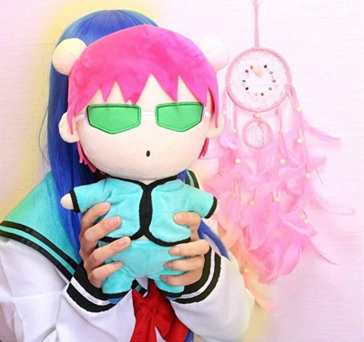 Anime The Disastrous Life of Saiki K. Saiki Kusuo Cosplay Doll Plush Stuffed Cushion Throw Pillow Toy Boy Girl's Gift In Stock 1