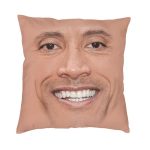 the rock face dwayne cushion cover for sofa home decorative american actor johnson throw pillow cover polyester pillowcase 40x40cm 1